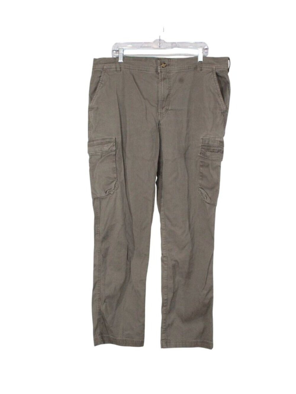 LL Bean BeanFlex Canvas Pants Cargo 2.0 Standard Fit Straight Leg Size 36x34